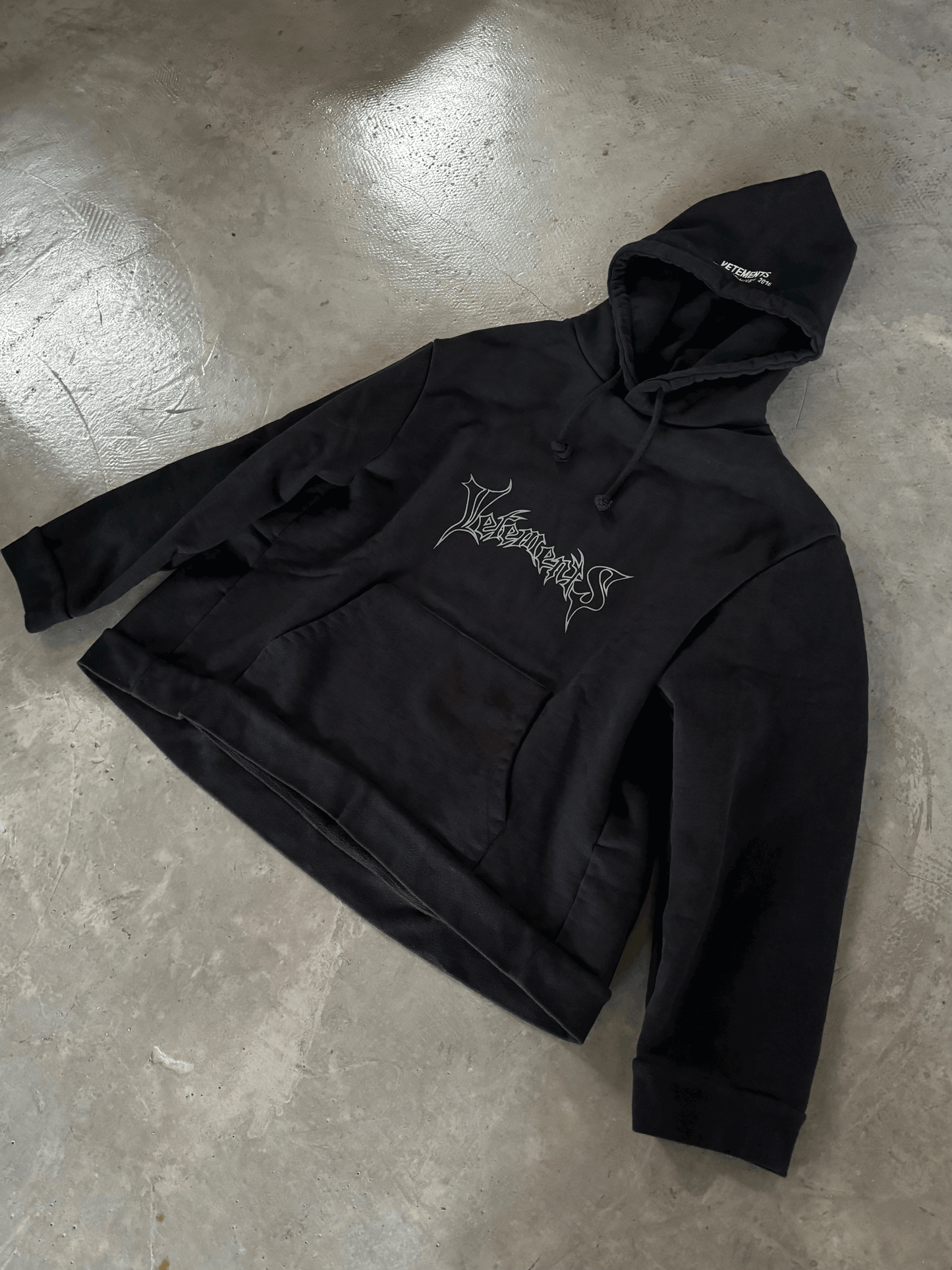 (1600g) VET 2016 AW Metal Hoodie – OG Oversized Kanye Edition Pullover