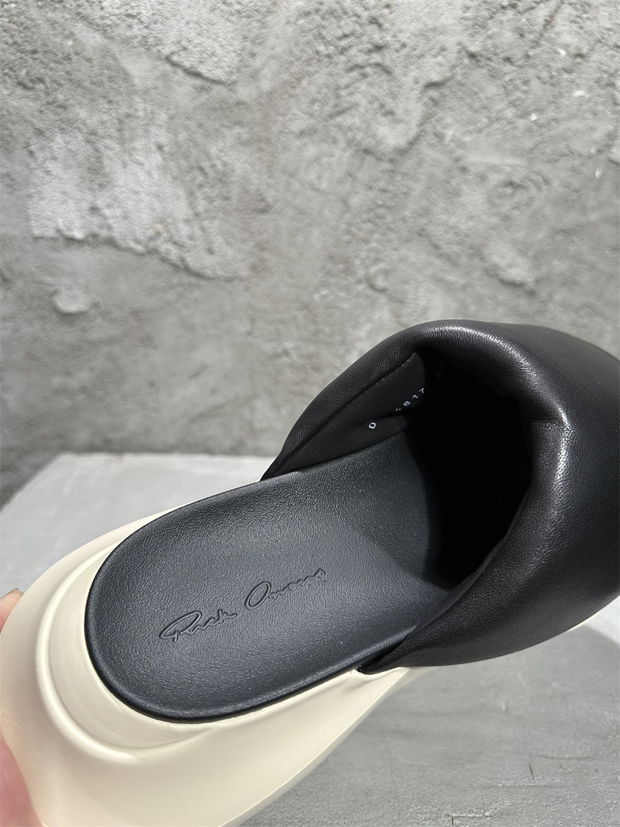 Self-made Rick Owen Sandals - Breathable Slip-On Platform Slides Beach Shoes