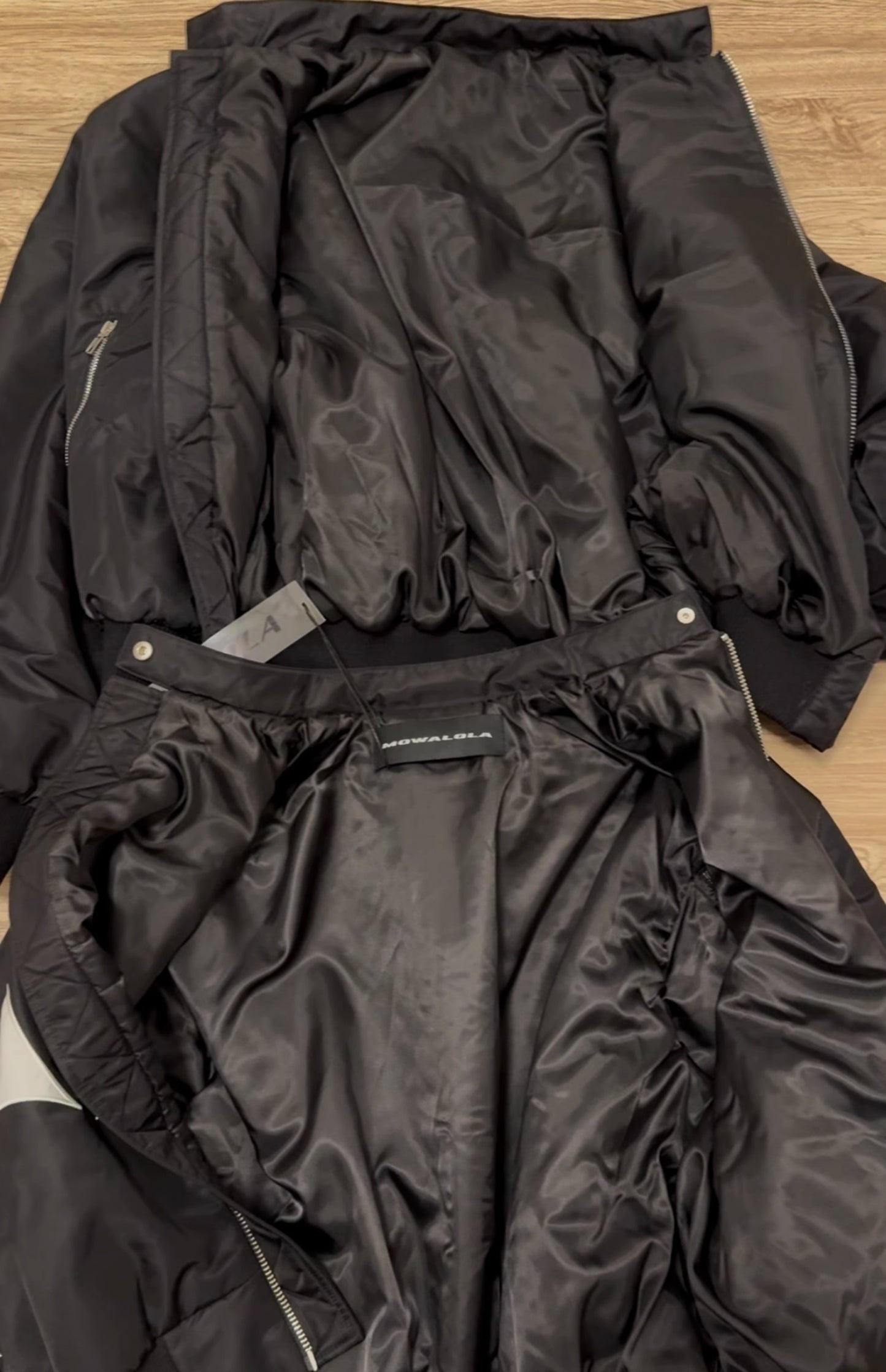 Mowalola Runway Zip-Up MY City Jacket - MA-1 Bomber (Playboi Carti & Timothée)