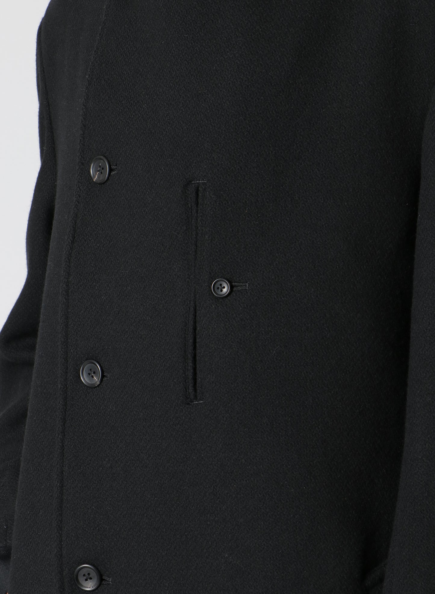Donclickin Yohji 24AW"老虎残夢" Embroidered Overcoat - Dark Wool Coat