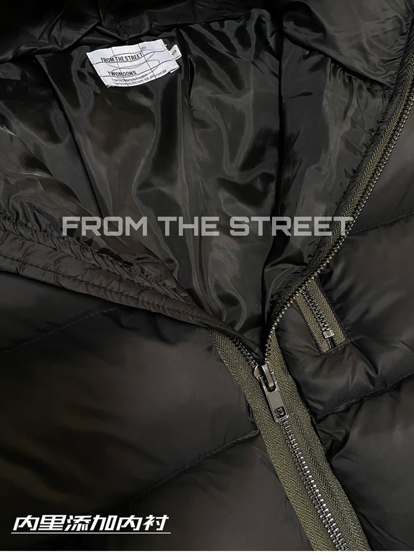 FROM THE STREET 24FW RO Masked Puffer Coat – Zip-Up Hooded Down Jacket Unisex