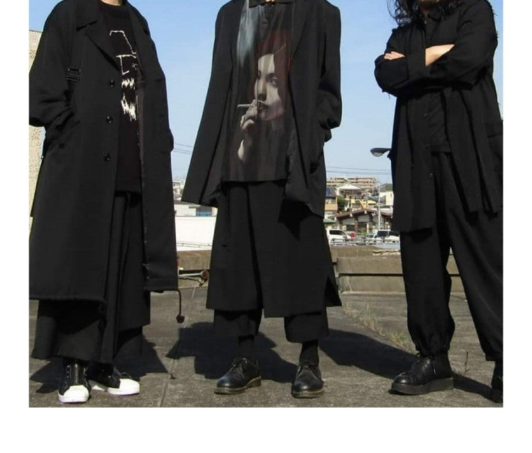 Donclickin Yohji Uchida Suzume Tsubaki Smoking Shirt – Dark Unisex Design