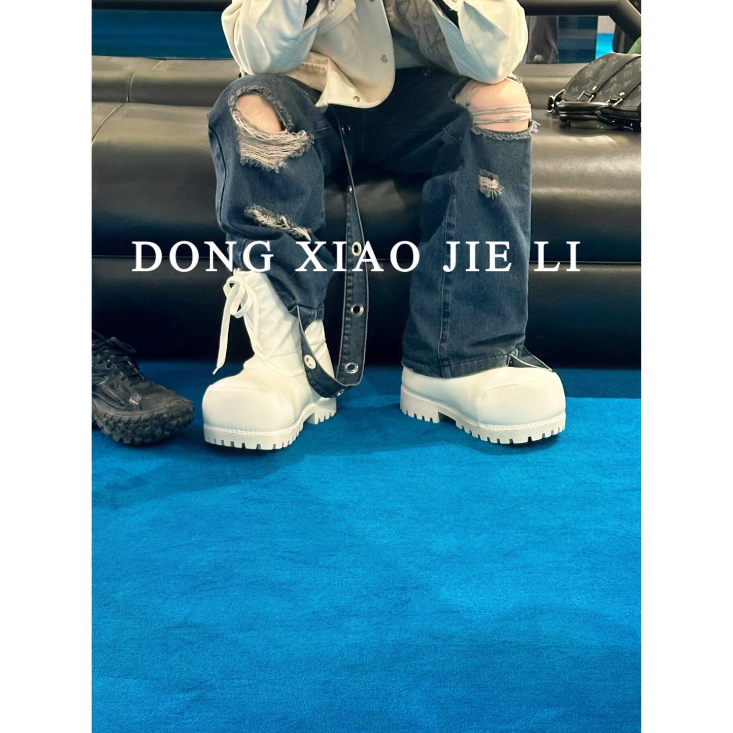 Self-made Parisian Snow Boots Ski Waterproof Anti-Slip Big Head Short Boots