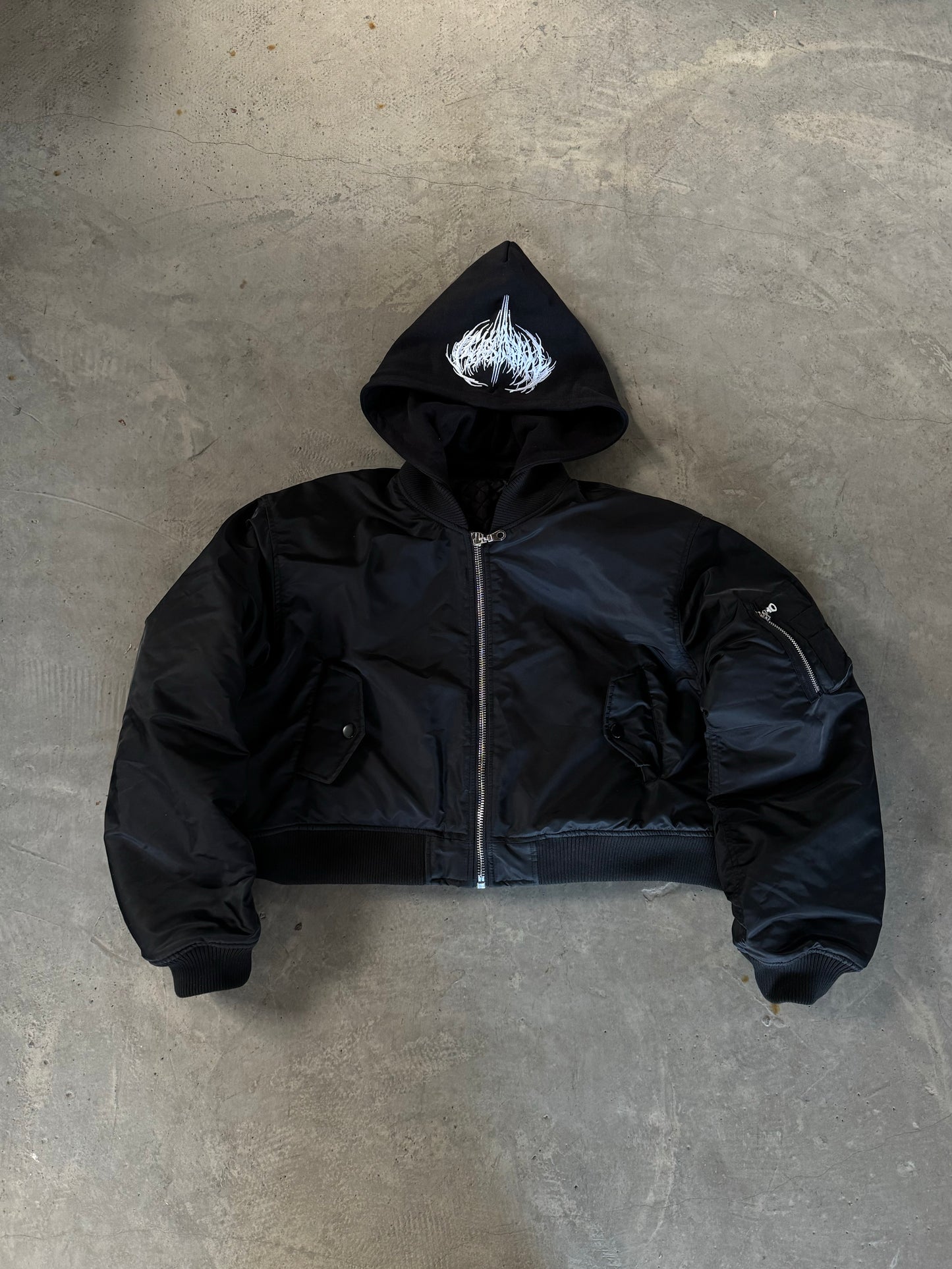 FW23 Playboi Carti Narcissist Bomber – Cropped Short Puffer Jacket