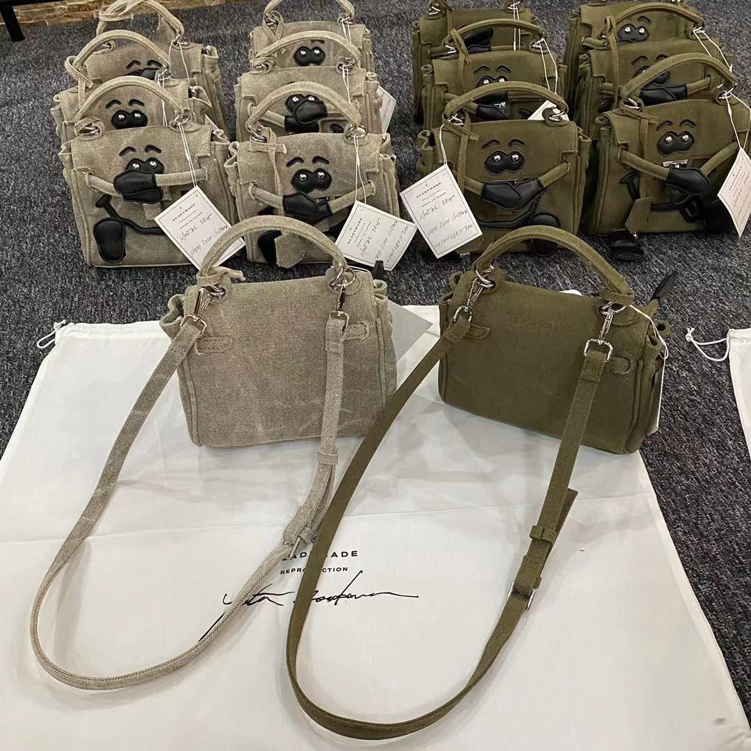 Self-made Readymade Monster Bag - Women's Smiley Face Shoulder Handheld Crossbody Bag