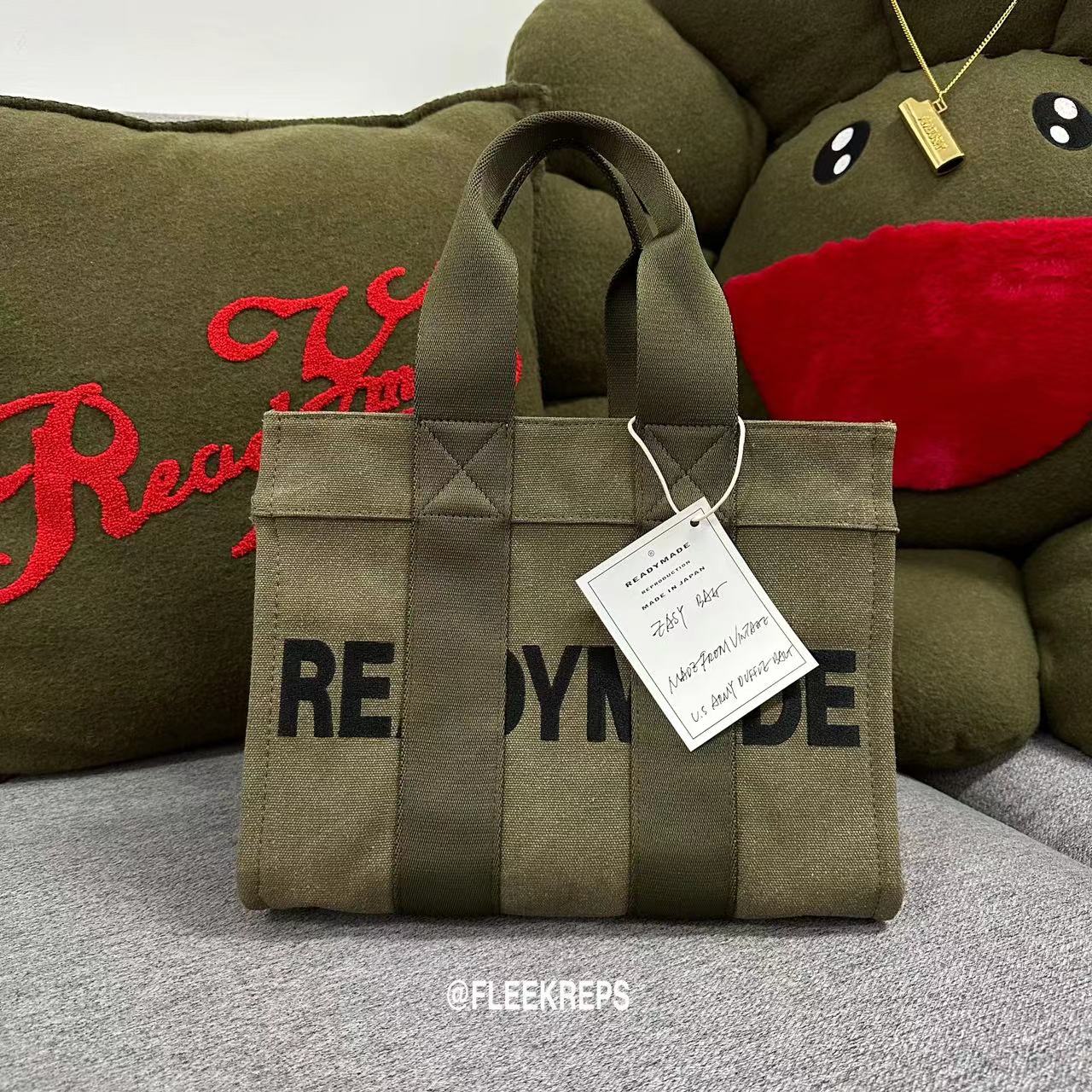 Custom Readymade Easy Canvas Tote - Vintage Washed Two-Tone Casual Handbags