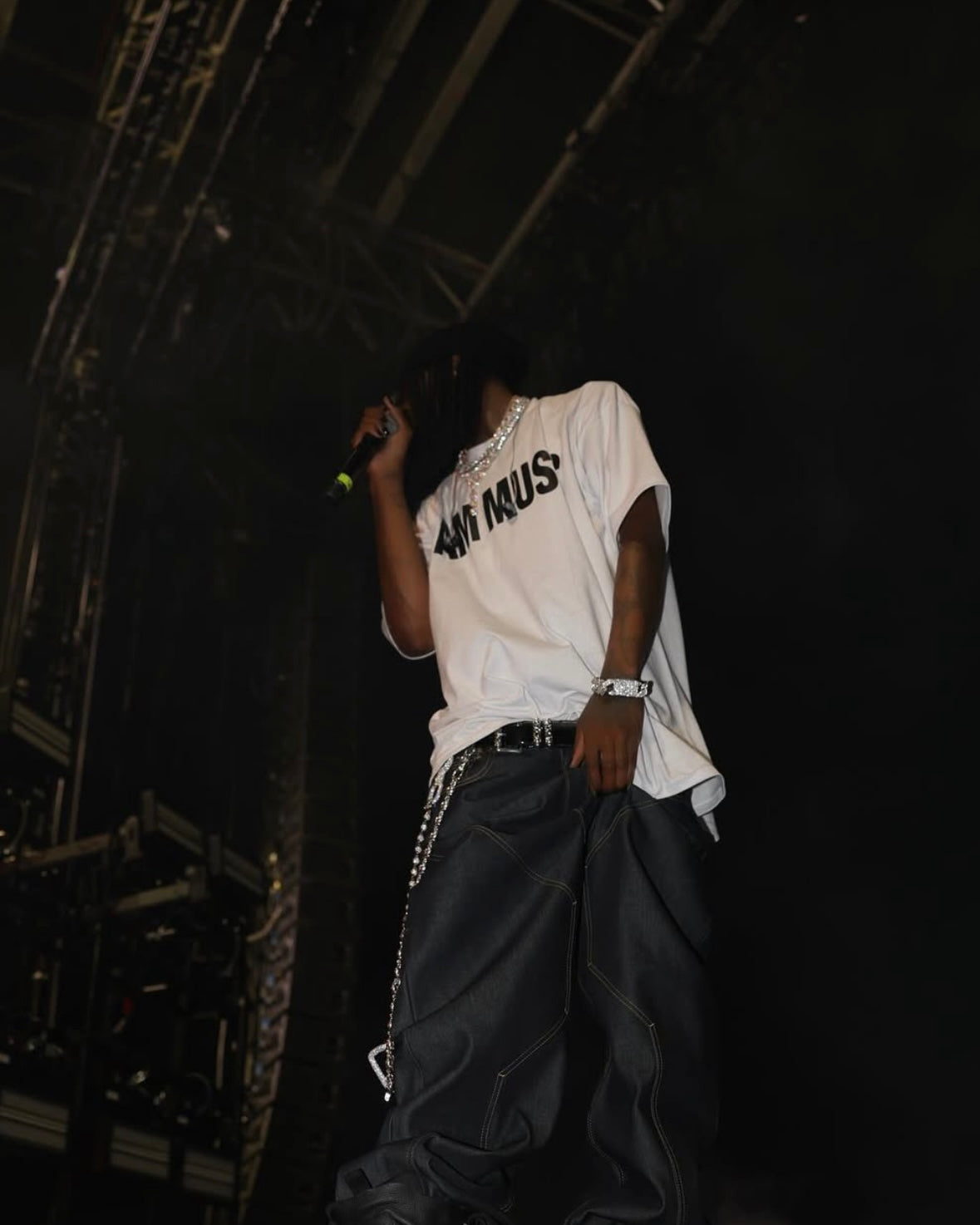 Opium YVL Style "I AM MUSIC" Tee – White Short Sleeve Playboi Carti Edition