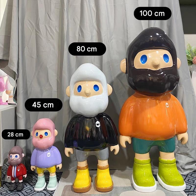 Farmer Bob Boyfriend Floor Display Cartoon Figurine/ Gift / Home Decor Piggy Bank