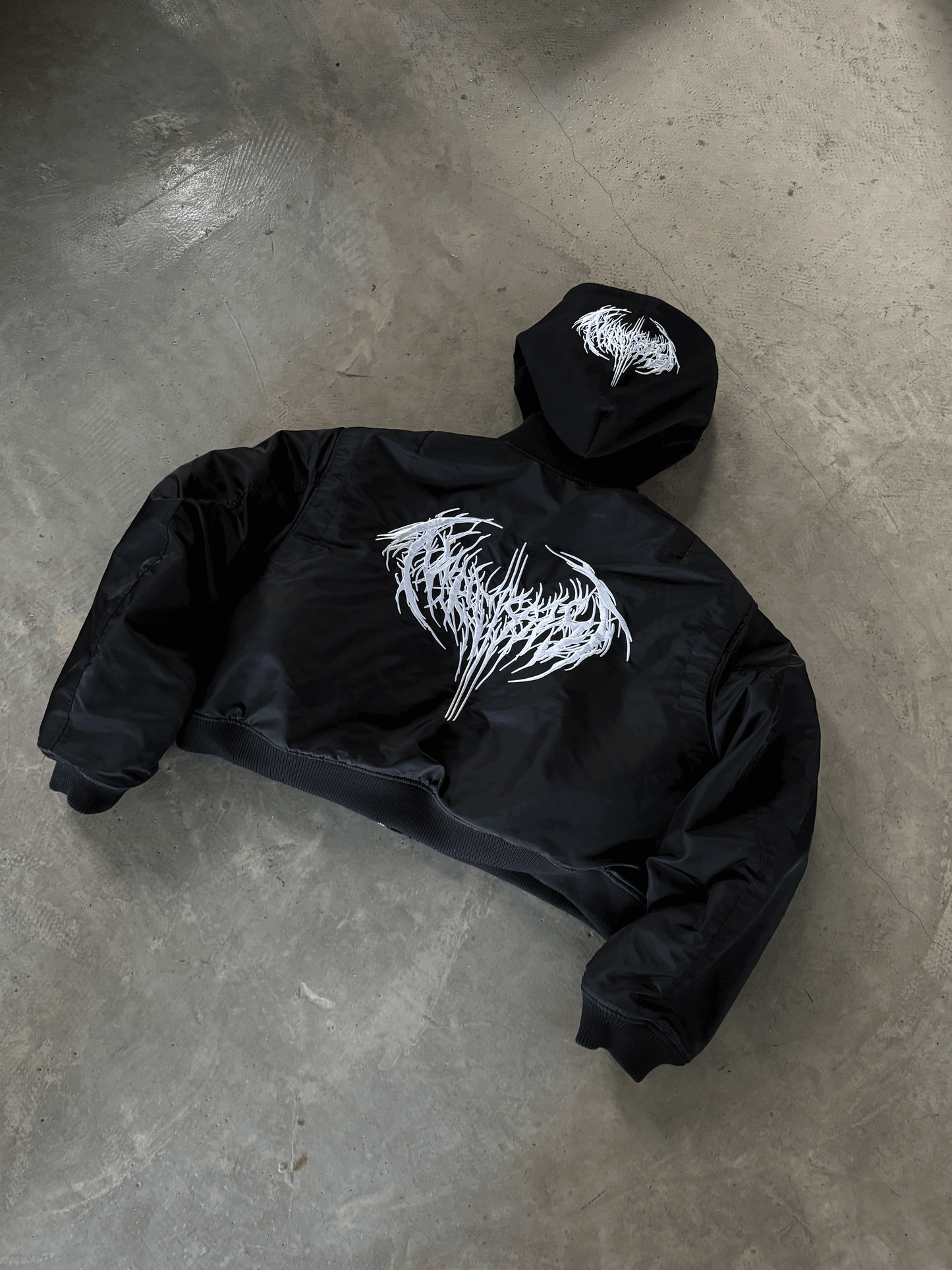 FW23 Playboi Carti Narcissist Bomber – Cropped Short Puffer Jacket