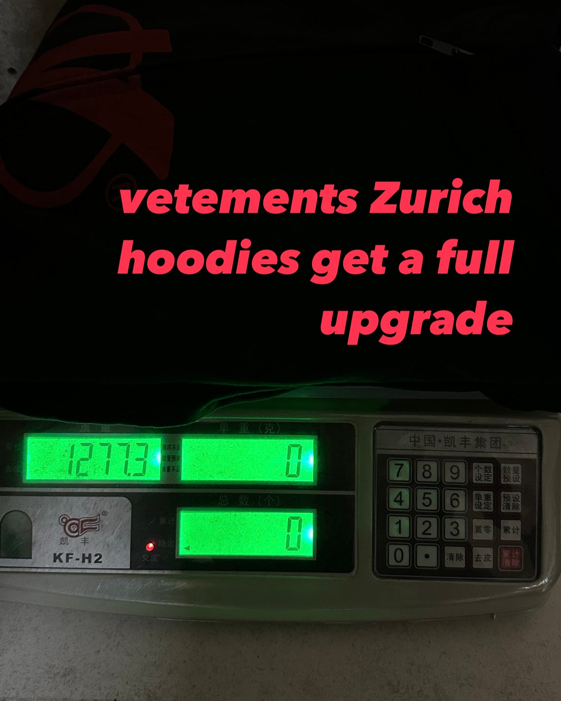 Vetements 18AW Zip Print Pullover Hoodie Sweatshirt Playboi Carti Edition