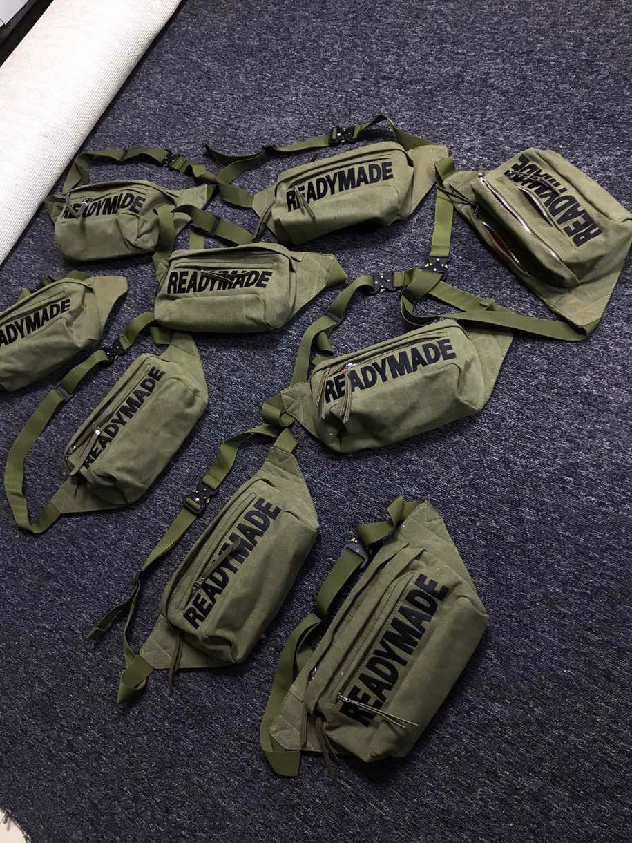Donclickin Yuta Hosokawa Readymade Belt Bag – Embroidered Lettering Crossbody