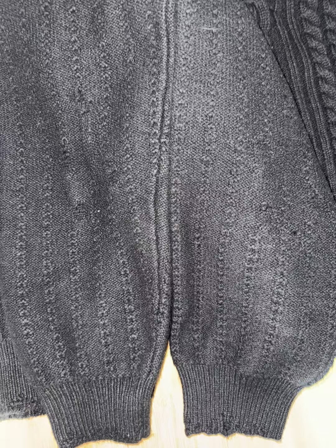 ERD AW24 Runway Turtleneck Sweater - Old Money Vibe 100% Wool Cable Knit