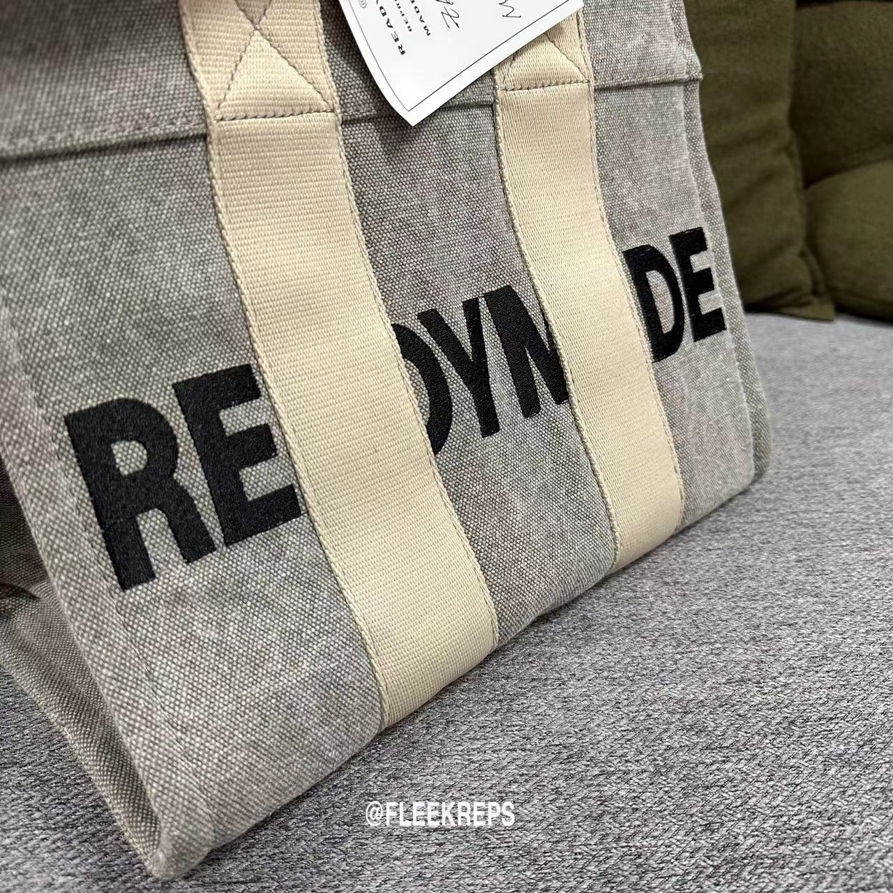 Custom Readymade Easy Canvas Tote - Vintage Washed Two-Tone Casual Handbags