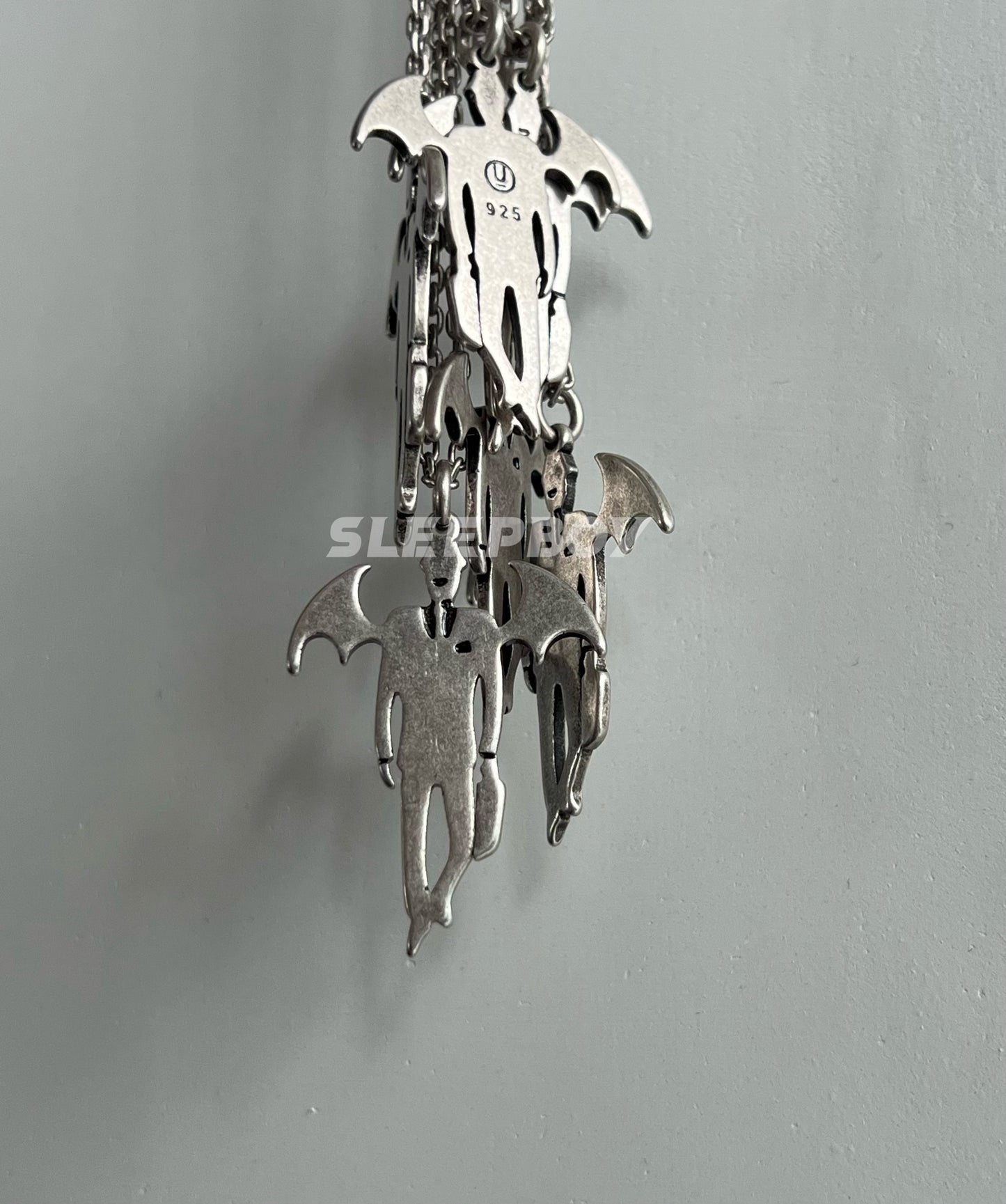 Self-made UNDERCOVER AW02 'Vampire' Pendant Necklace - 925 Silver Demon Talisman