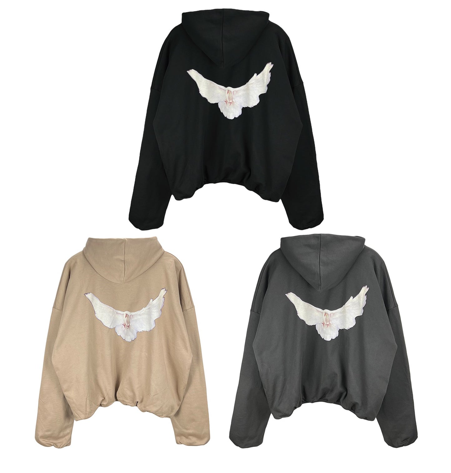Kanye X Peace Dove X GAP Triple Collaboration Heavyweight Loose Hoodie Sweatshirt