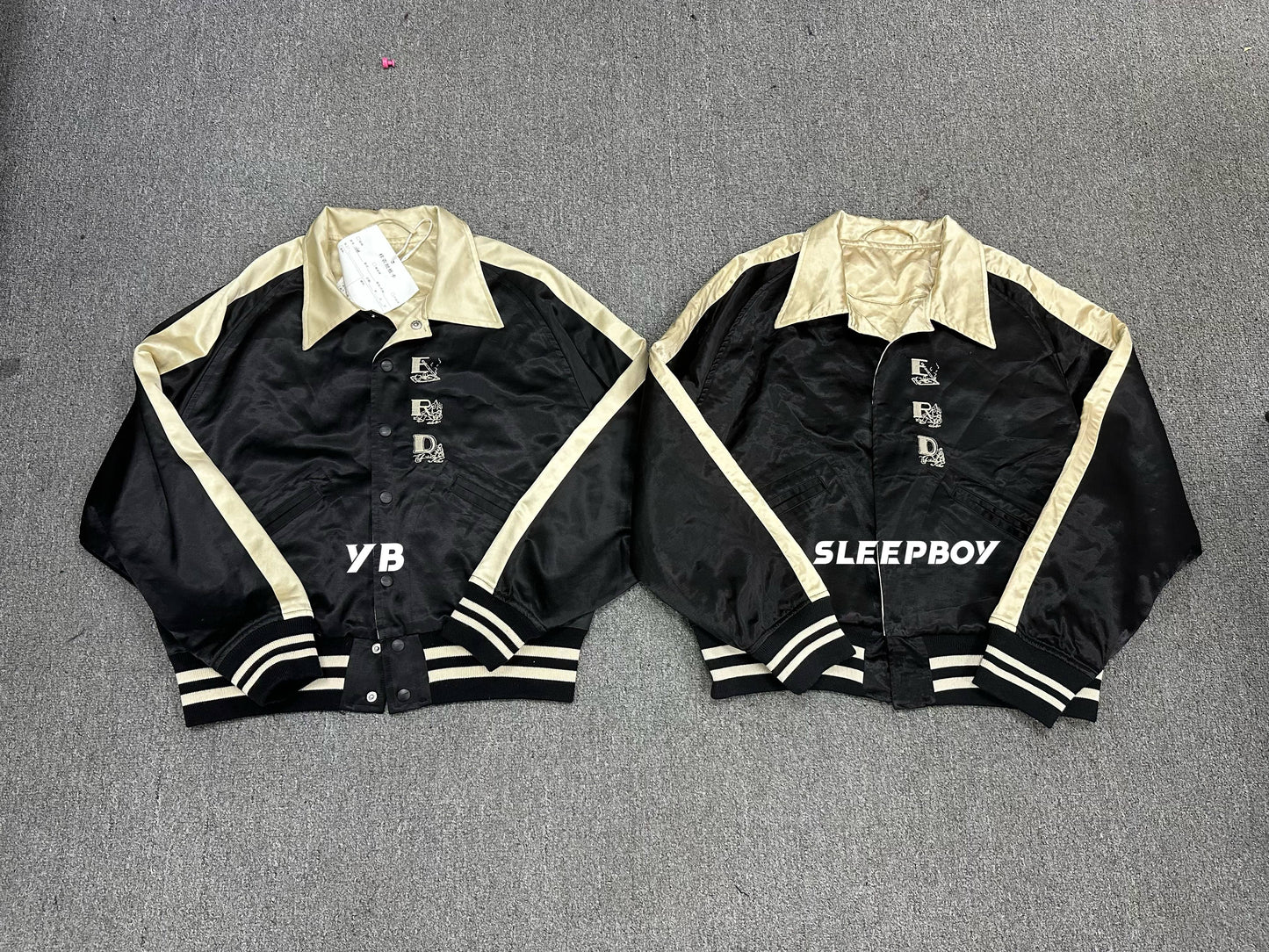 ERD AW24 'Opium Den' Varsity Jacket - Silk Court Embroidery Baseball Coat