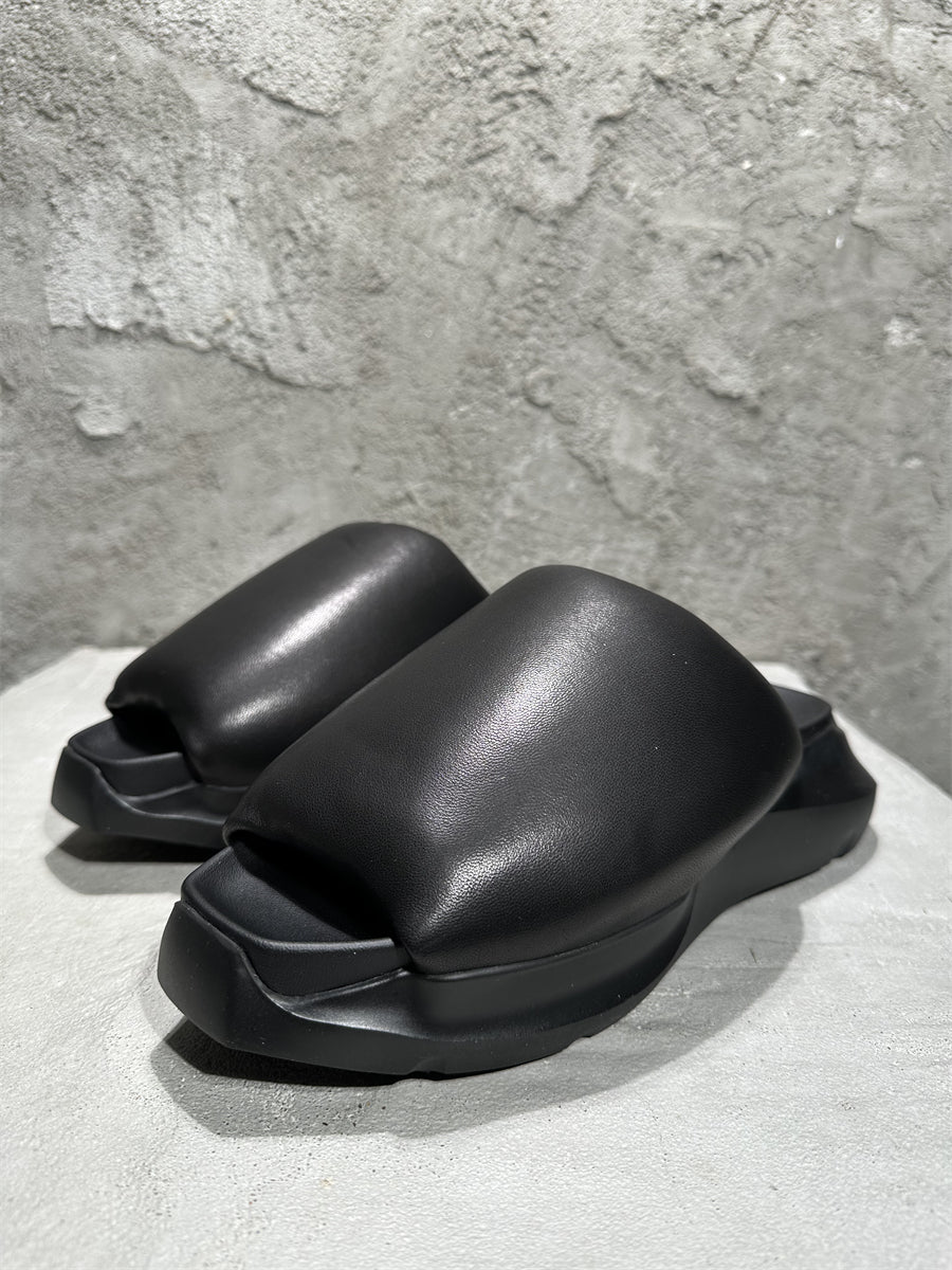 Self-made Rick Owen Sandals - Breathable Slip-On Platform Slides Beach Shoes