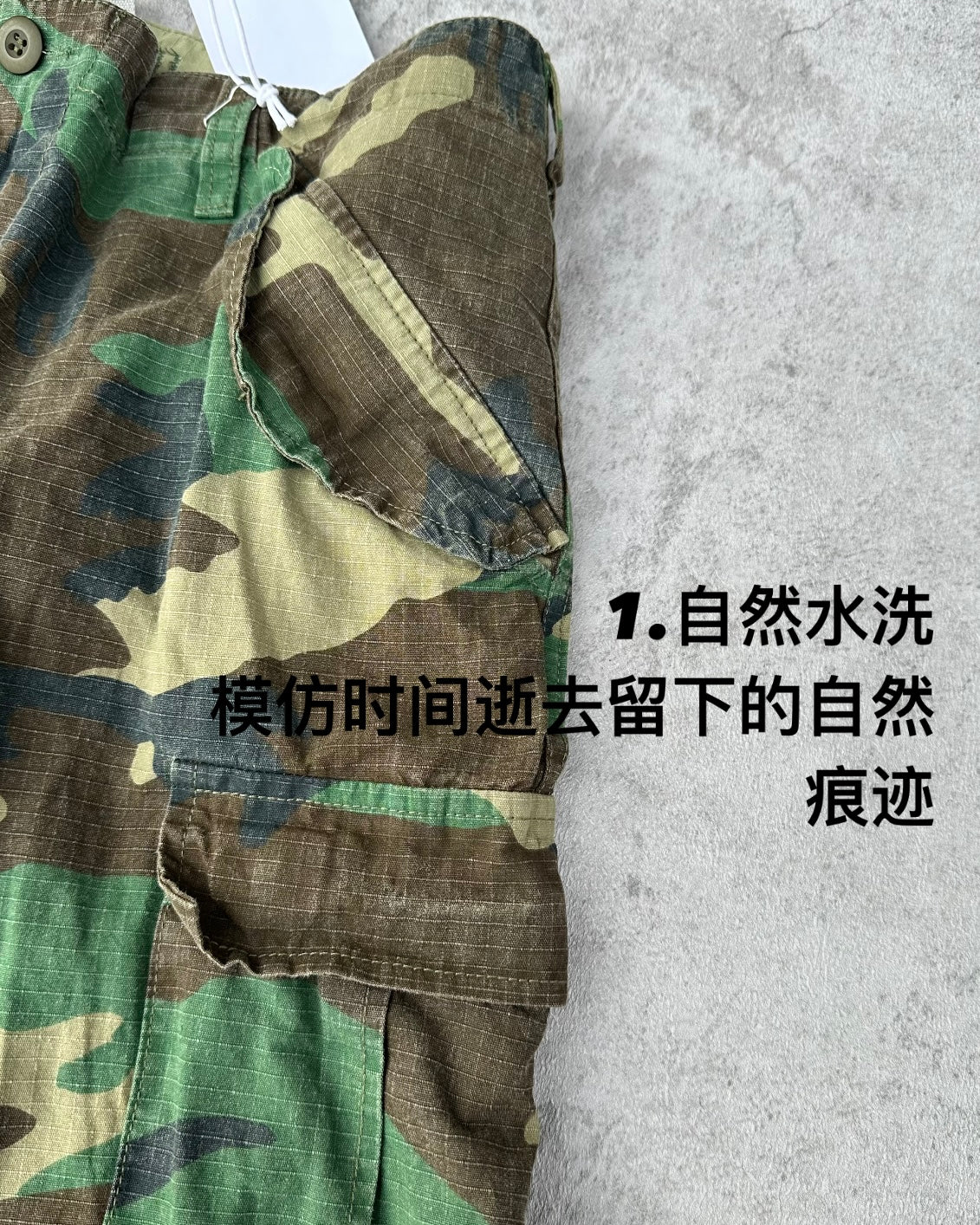 Vintage M65 Remake Camo Work Pants - Baggy Wide-Leg Trousers Playboi Carti