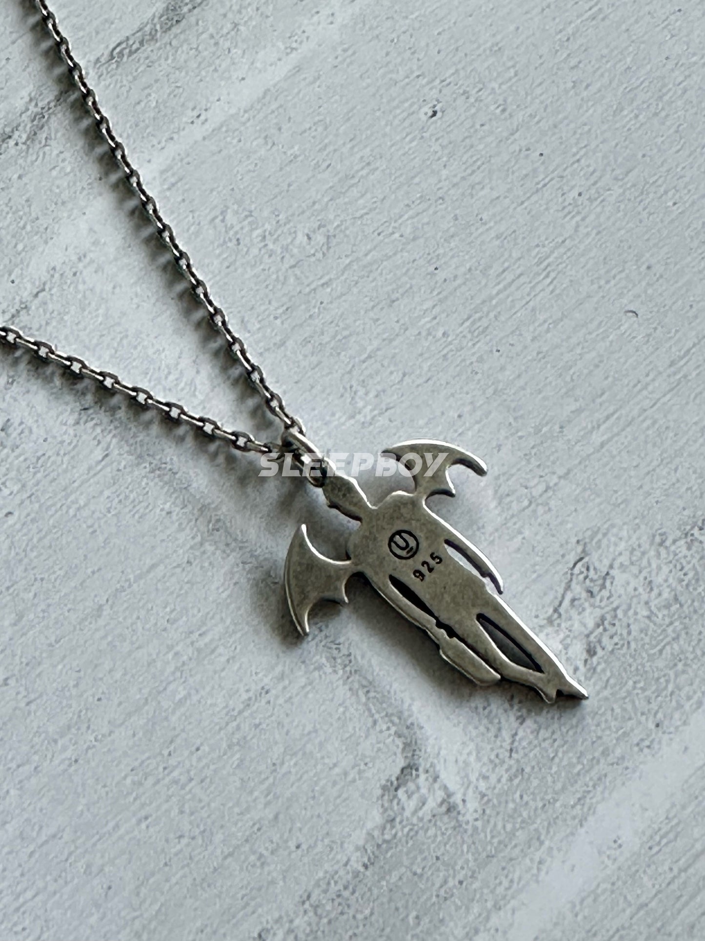 Self-made UNDERCOVER AW02 'Vampire' Pendant Necklace - 925 Silver Demon Talisman