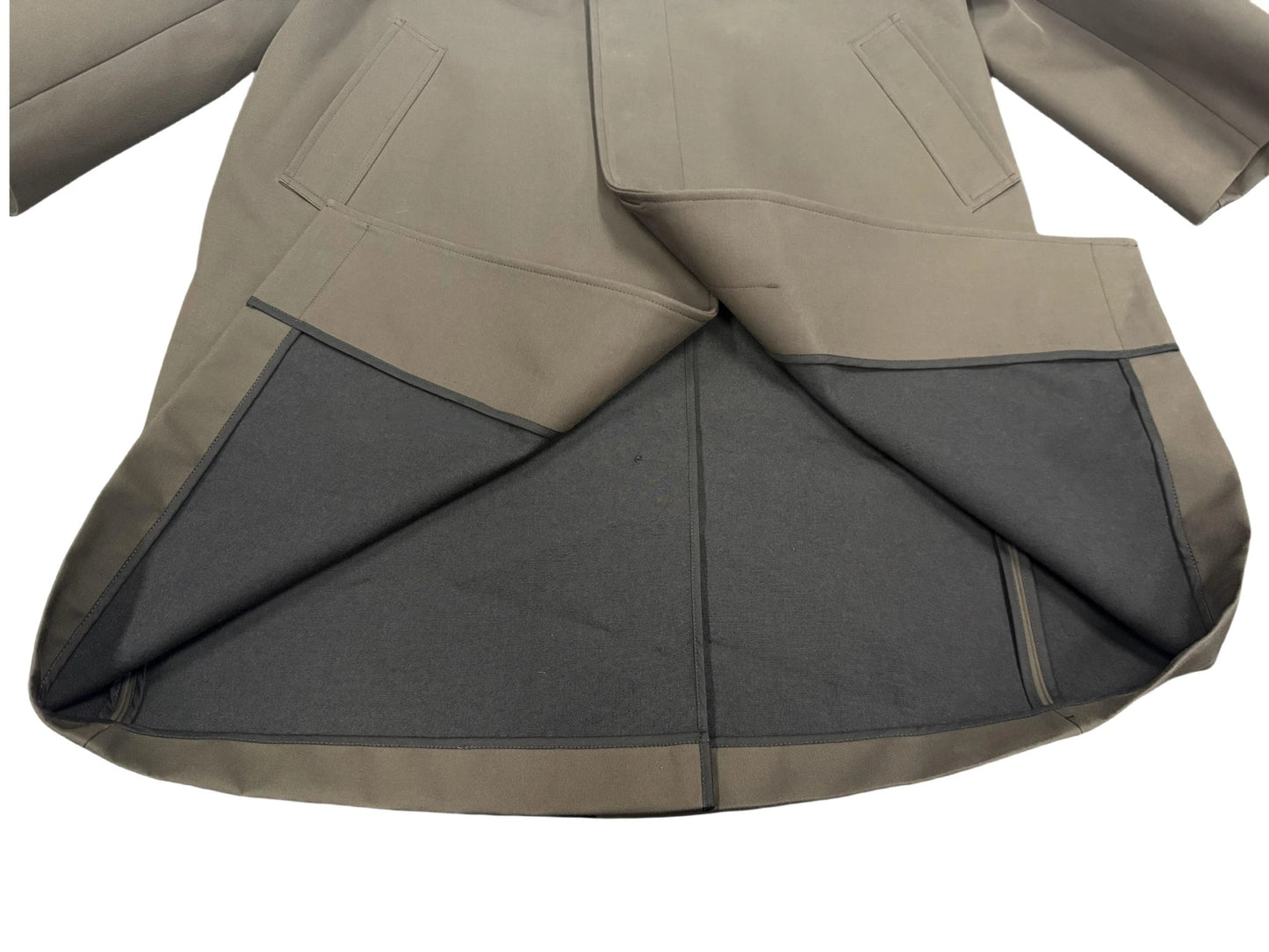 Self-made 24FW Lemaire Wool Blend Coat – Heavyweight Raglan Long Trench