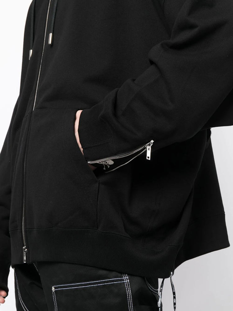 Mastermind Dark Skull Rabbit Fur Embroidery Faux Fur Heavyweight MMJ Hoodie