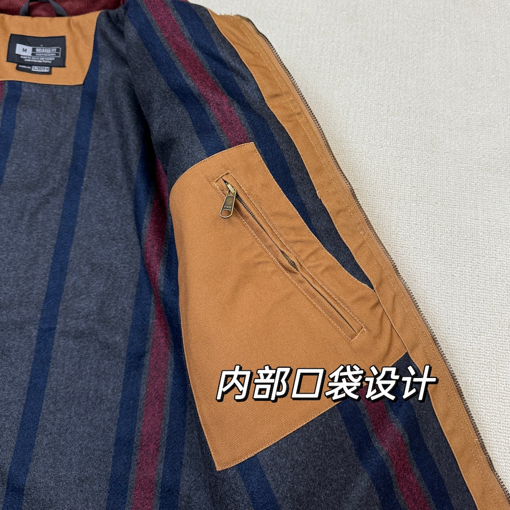 Self-made Carhartt J01 Detroit Classic Canvas Jacket 103828 – Interstellar Workwear