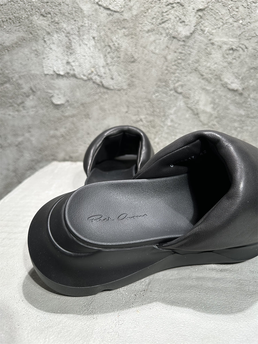 Self-made Rick Owen Sandals - Breathable Slip-On Platform Slides Beach Shoes