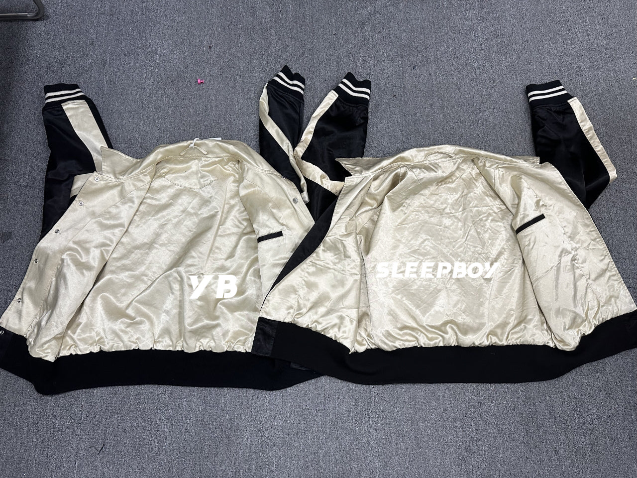 ERD AW24 'Opium Den' Varsity Jacket - Silk Court Embroidery Baseball Coat