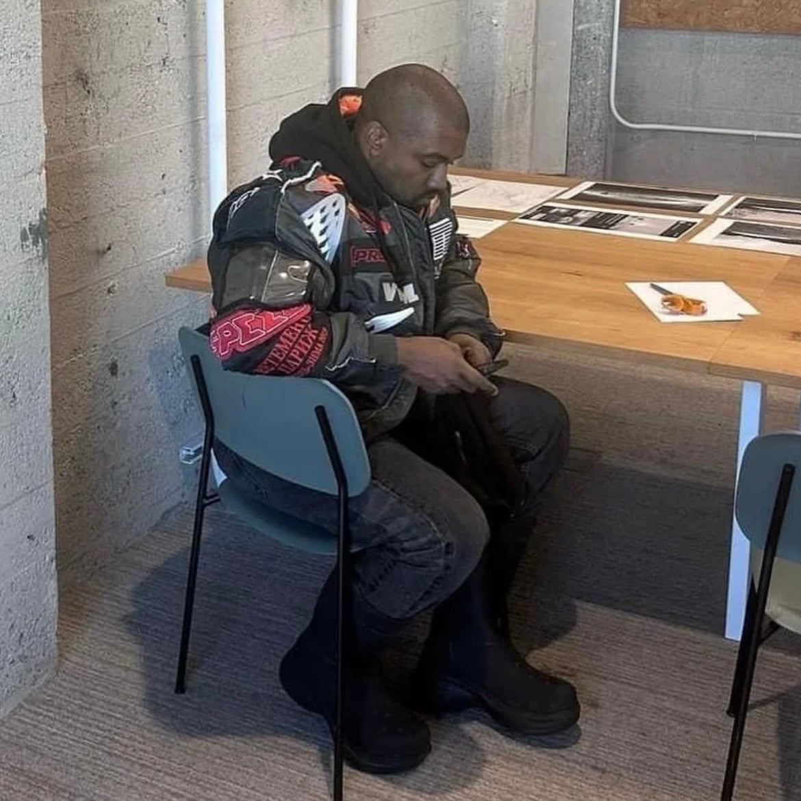 Self-made Vetements x Alpha AW18 Runway Bomber – 3D Silicone Racing Jacket Kanye