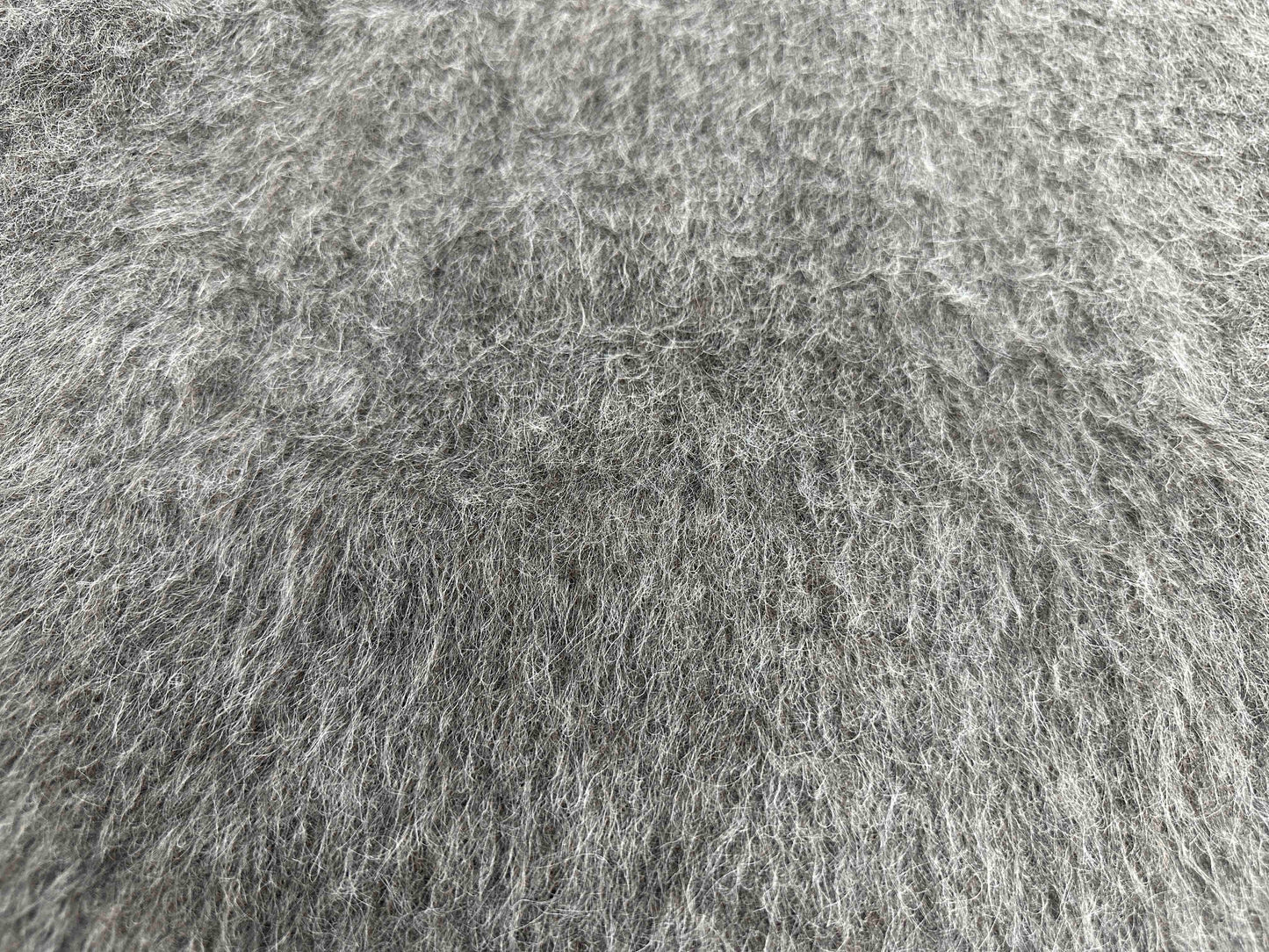 Self-made Our Legacy Grey Mohair Zip Cardigan – Wool Blend Relaxed Hooded Knit