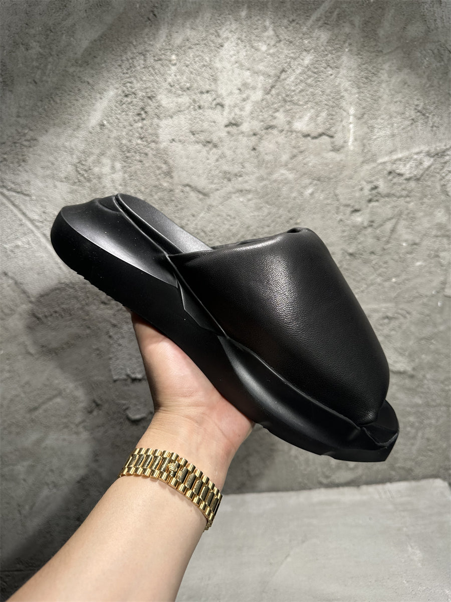Self-made Rick Owen Sandals - Breathable Slip-On Platform Slides Beach Shoes
