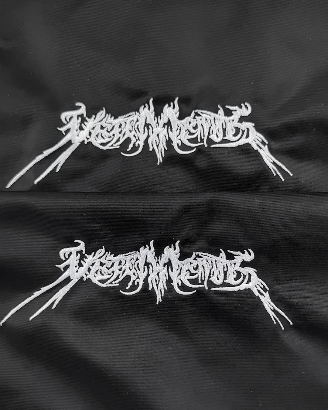 Donclickin VET TFD Pentagram Homme Bomber – Oversized Heavyweight Padded Jacket