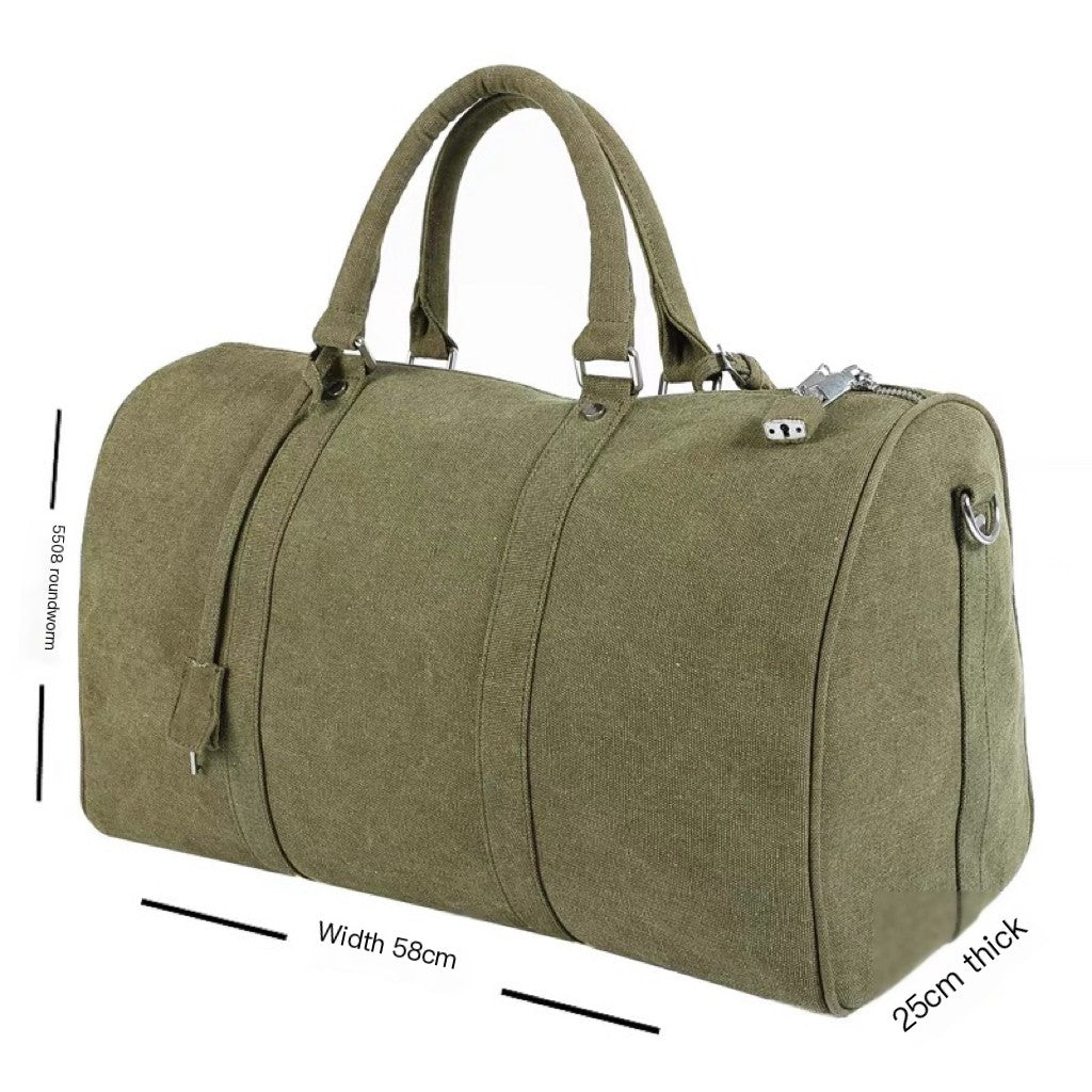 donclick Oversized Canvas ReadyMade Bucket Bag - Travel Tote & Shoulder Bag