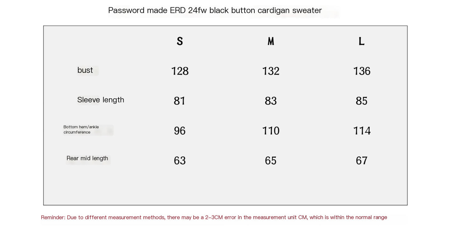 ERD AW24 'Depressed Heir' Destroyed Cardigan - Asymmetric Button Front Irregular Fasteners