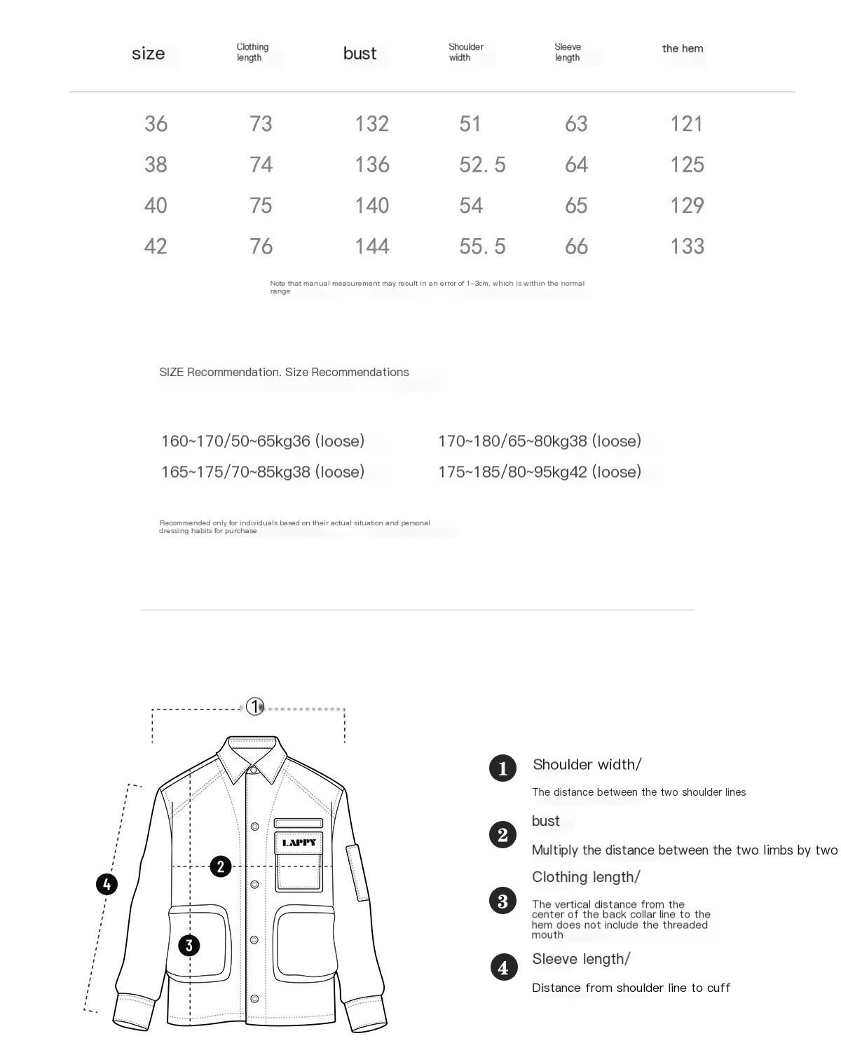 24SS Goatskin Patchwork Workwear Jacket with Leather Collar-Oversized Silhouette