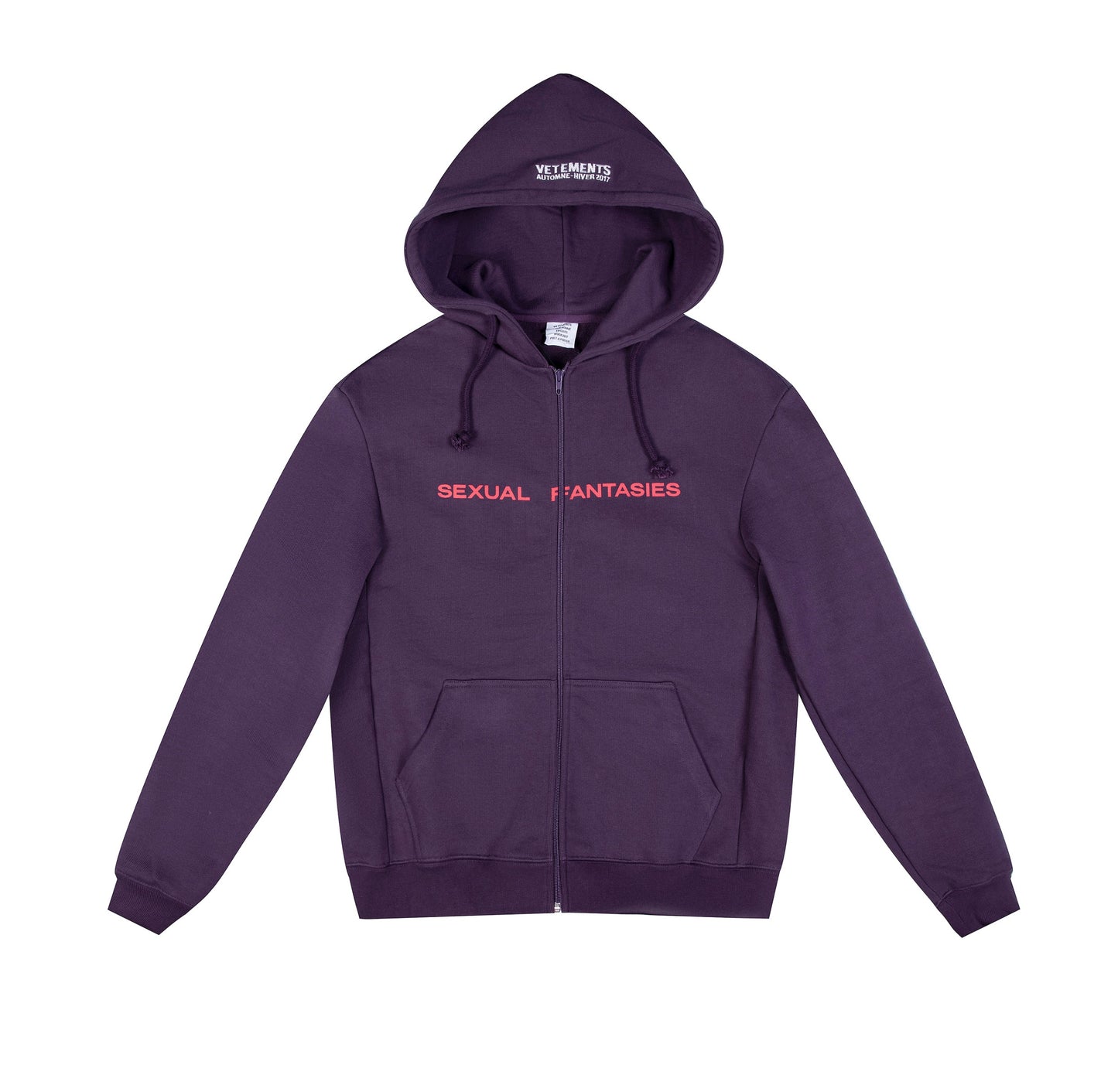 Vetements Rare Purple Sexual Fantasies Hoodie – Exclusive Collectible Edition