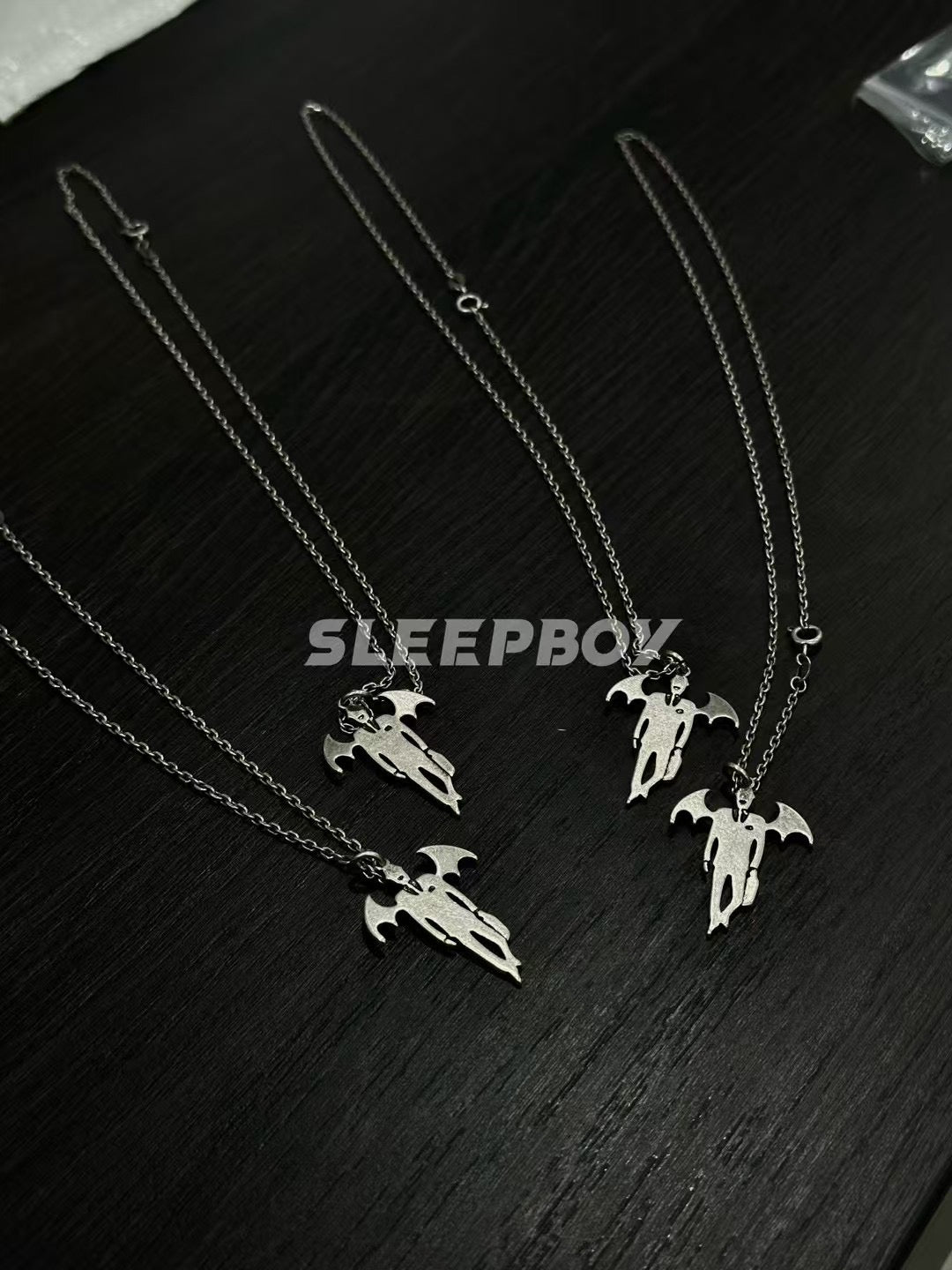 Self-made UNDERCOVER AW02 'Vampire' Pendant Necklace - 925 Silver Demon Talisman