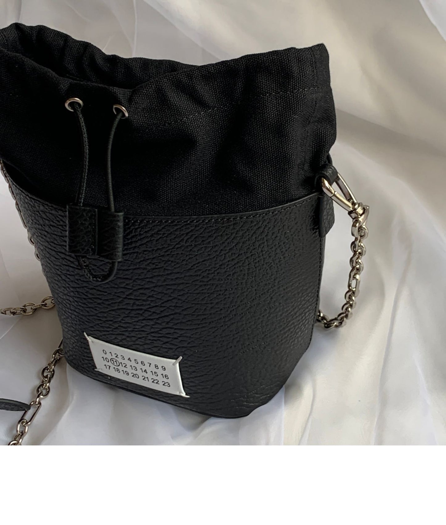 Self-made MM6 Chain Bucket Maison Margiela Bag - Classic Leather Tote 5AC