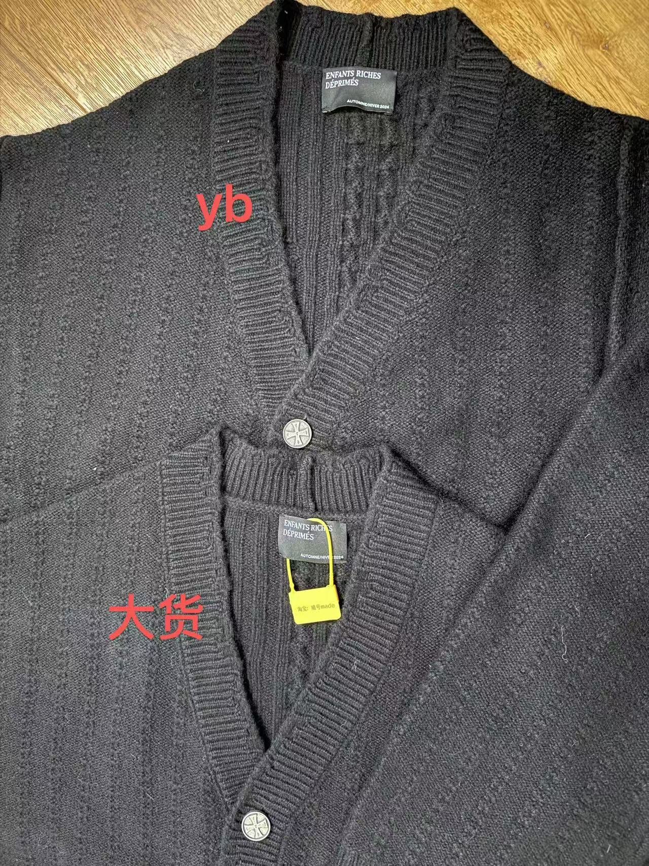 ERD AW24 'Depressed Heir' Destroyed Cardigan - Asymmetric Button Front Irregular Fasteners