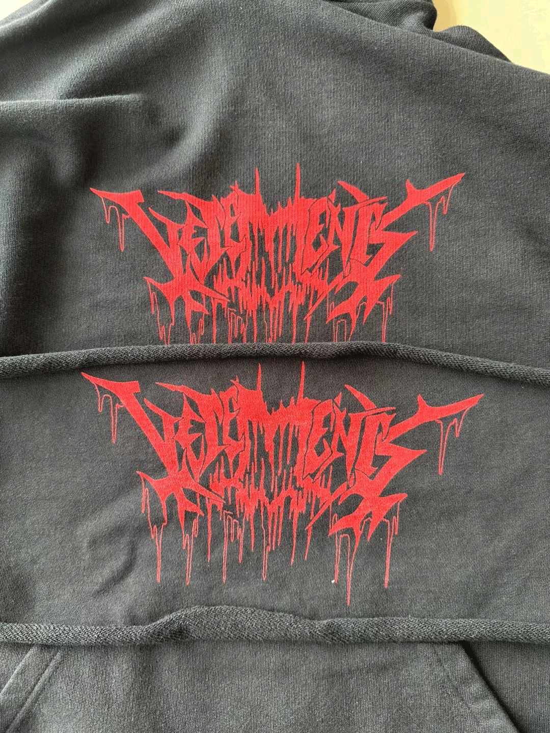 VTM 2018 “Blood Drip” Heavy Metal Tour Hoodie Heavyweight Oversized Opium Carti