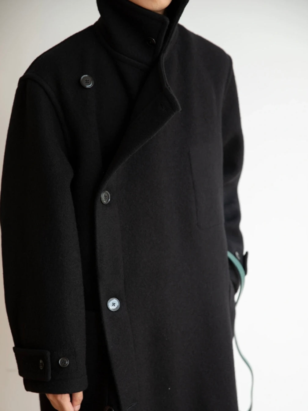 Lemai*vibe 23FW 100% Australian Wool Double-Sided High-Neck Oversized Coat