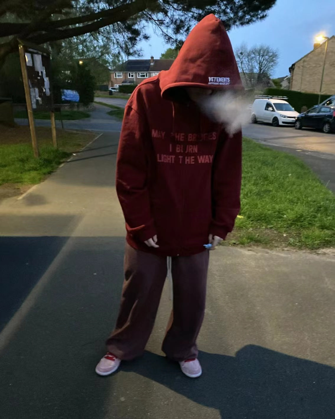 Revised VTM 17SS "Bridges I Burn" Zip Hoodie - Ultra Heavyweight Hoodie