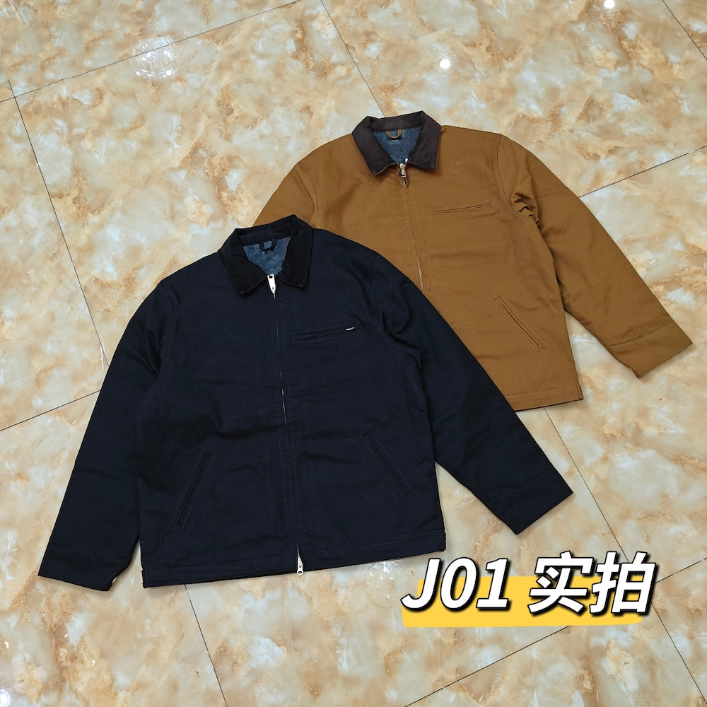 Self-made Carhartt J01 Detroit Classic Canvas Jacket 103828 – Interstellar Workwear