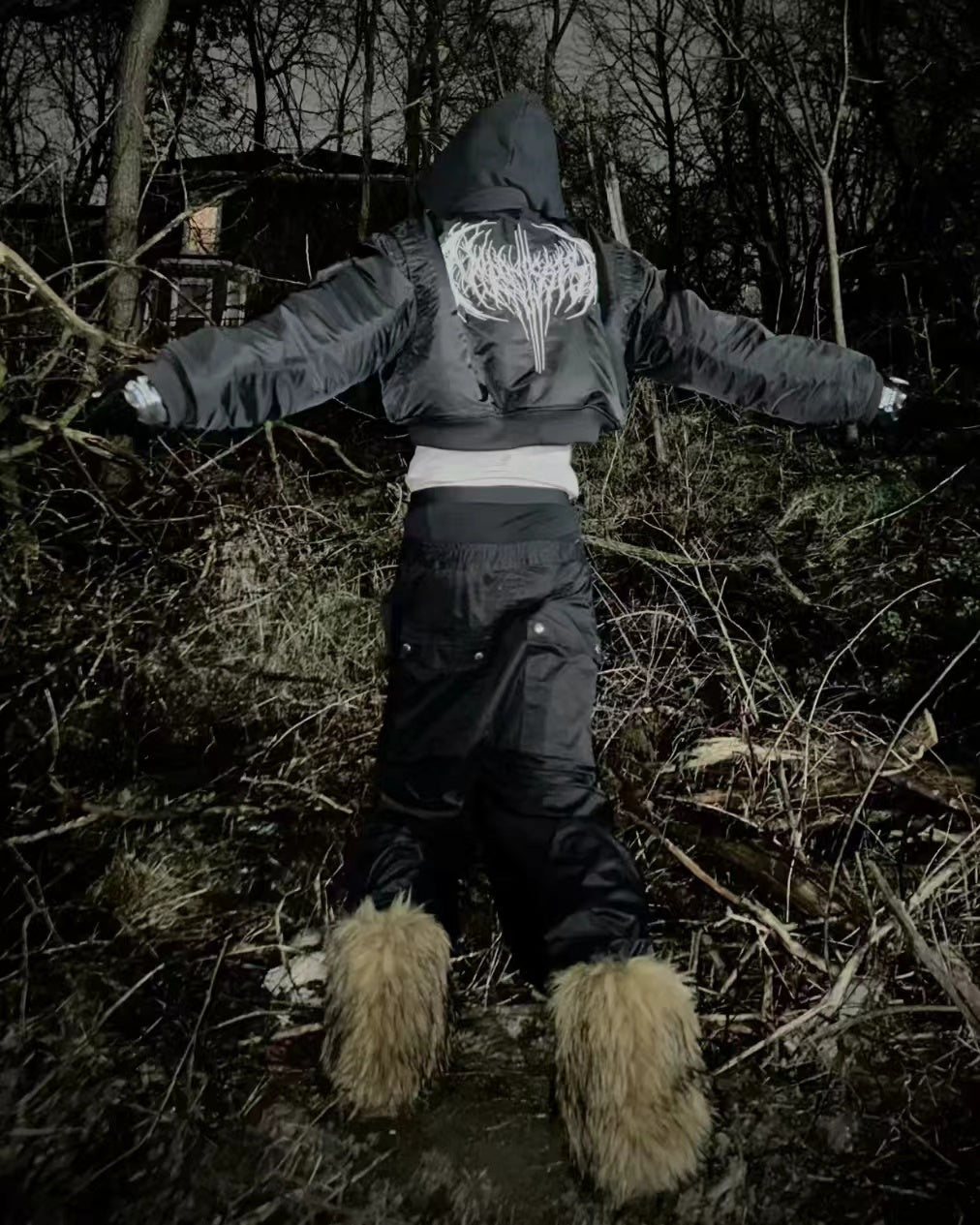 FW23 Playboi Carti Narcissist Bomber – Cropped Short Puffer Jacket
