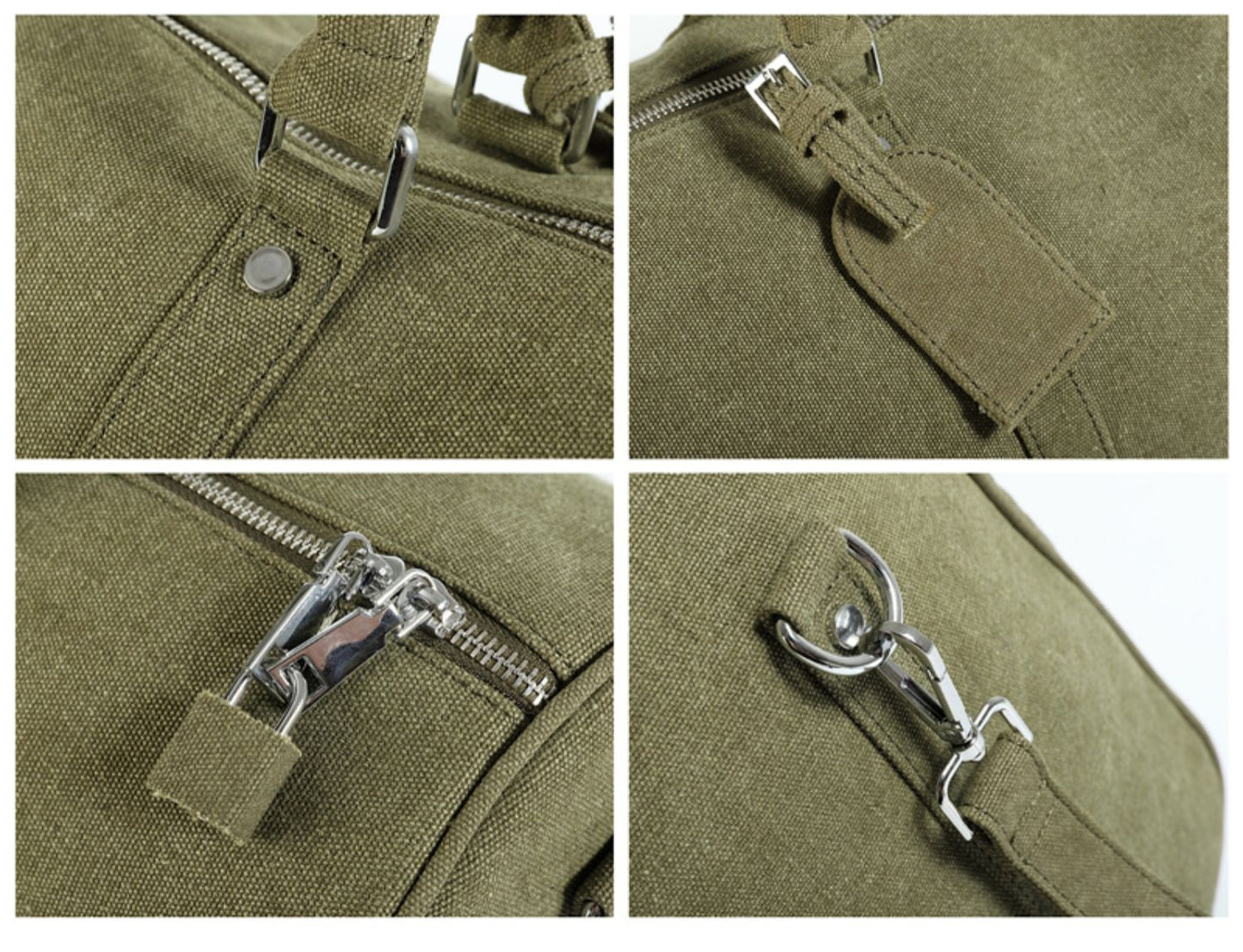 donclick Oversized Canvas ReadyMade Bucket Bag - Travel Tote & Shoulder Bag