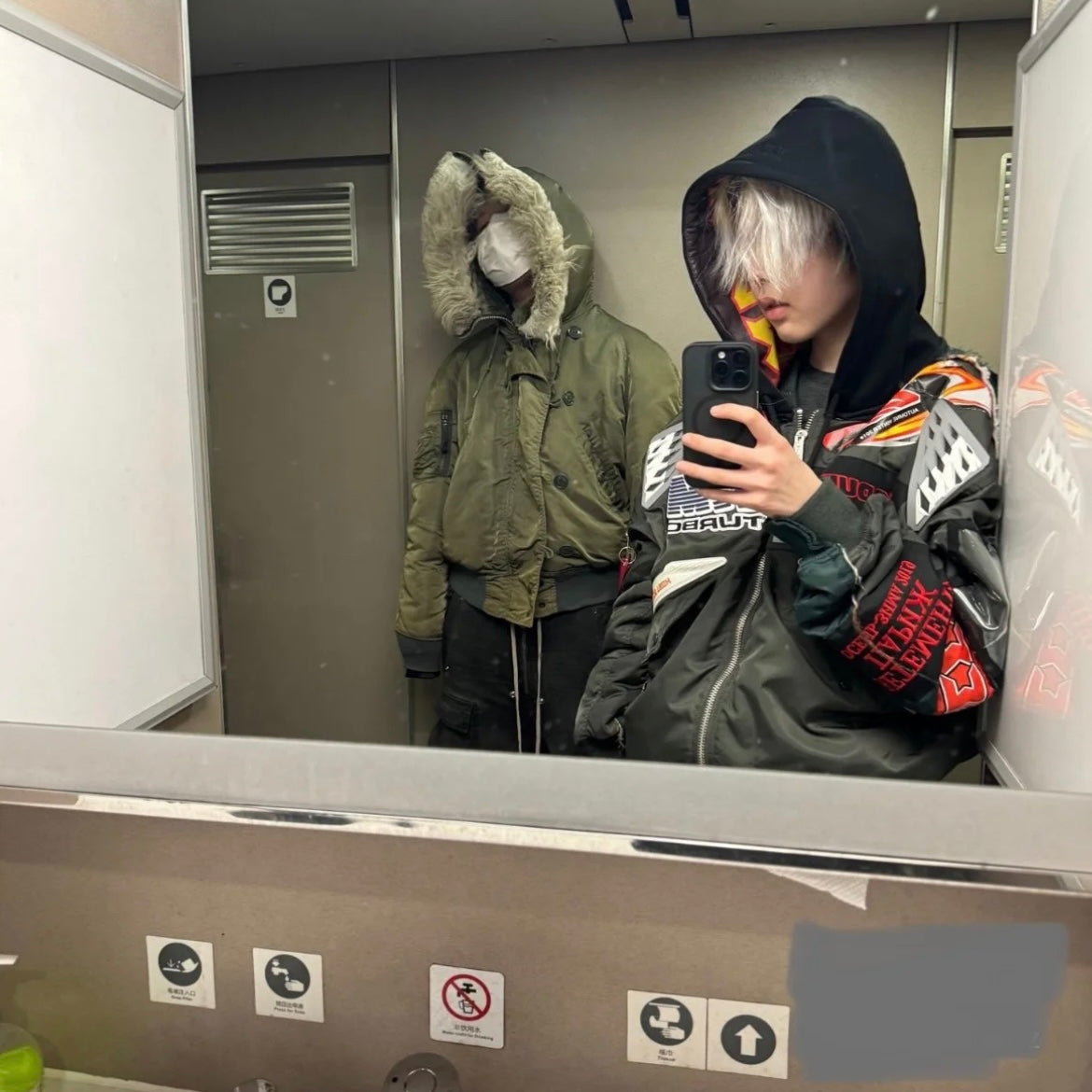 Self-made Vetements x Alpha AW18 Runway Bomber – 3D Silicone Racing Jacket Kanye
