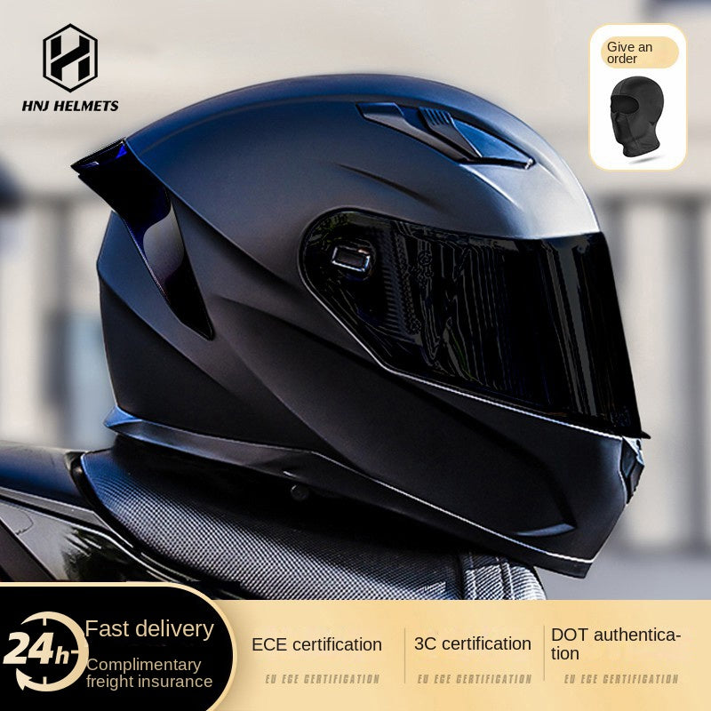 HNJ Motorcycle Helmet, Unisex/ All-Season Riding/ Bluetooth-Avaliable/3C DOT ECE