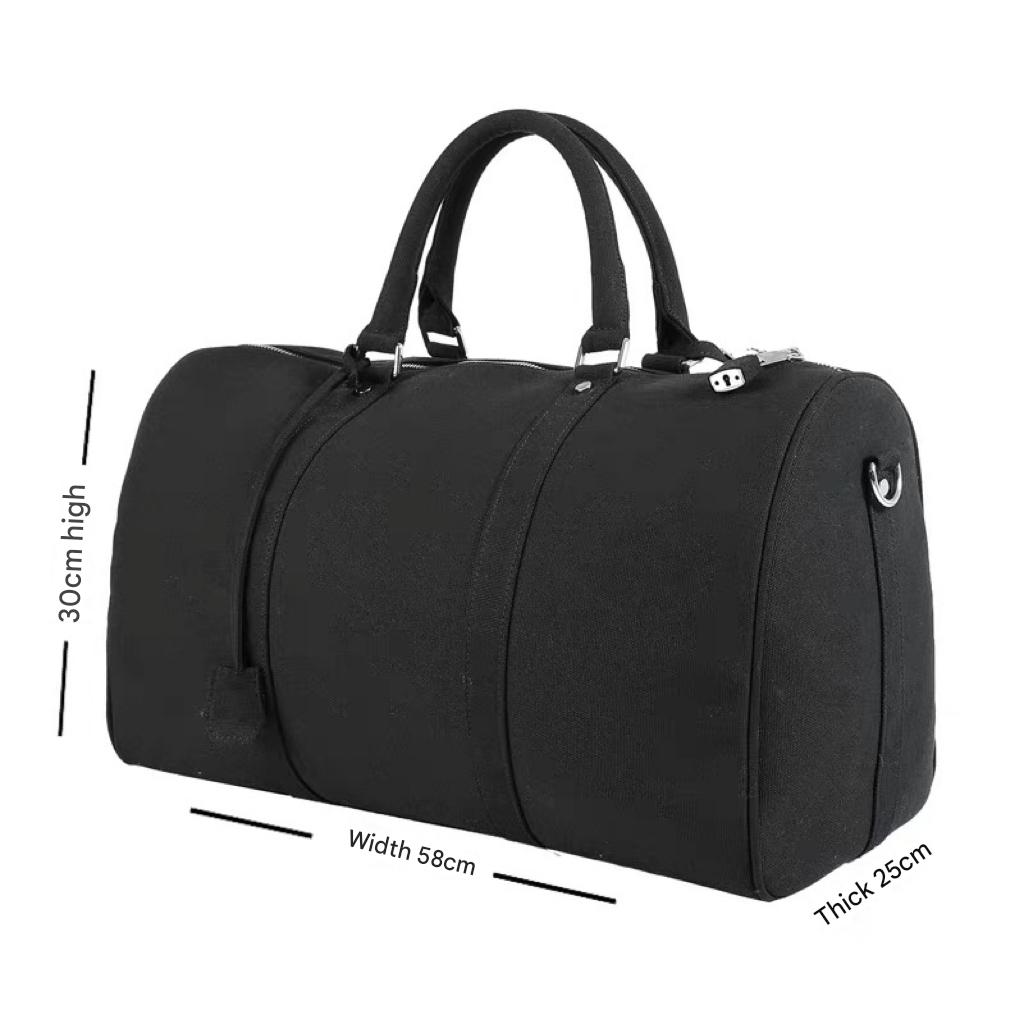 donclick Oversized Canvas ReadyMade Bucket Bag - Travel Tote & Shoulder Bag
