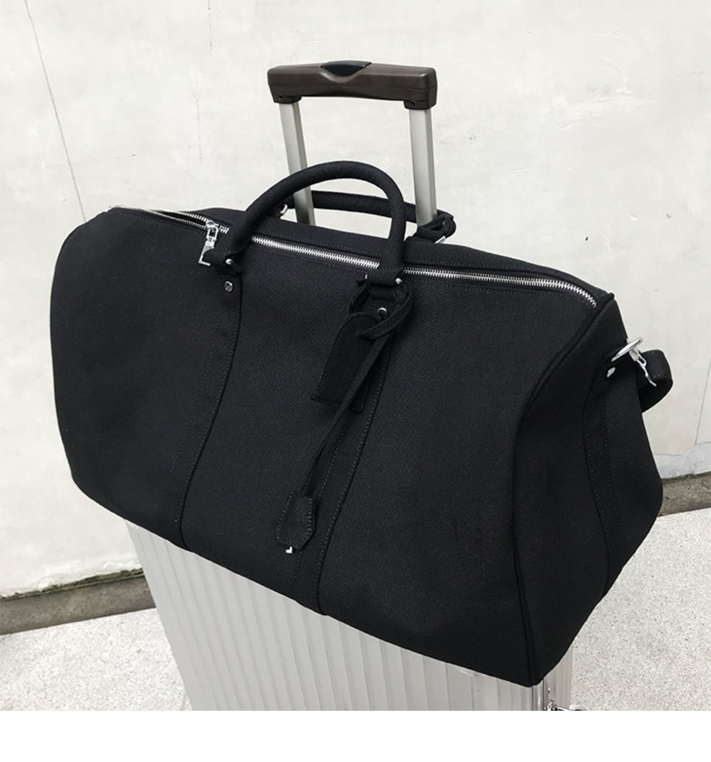 donclick Oversized Canvas ReadyMade Bucket Bag - Travel Tote & Shoulder Bag