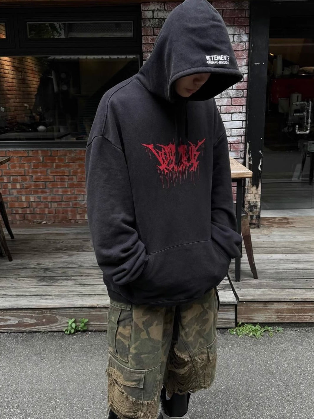 VTM 2018 “Blood Drip” Heavy Metal Tour Hoodie Heavyweight Oversized Opium Carti